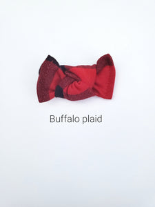 Buffalo Plaid | mini bow