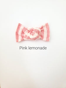 Pink Lemonade | mini bow