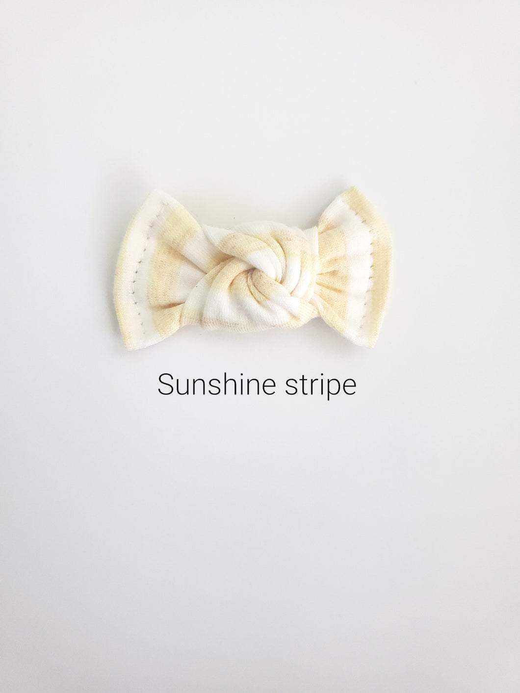 Sunshine Stripe | mini bow