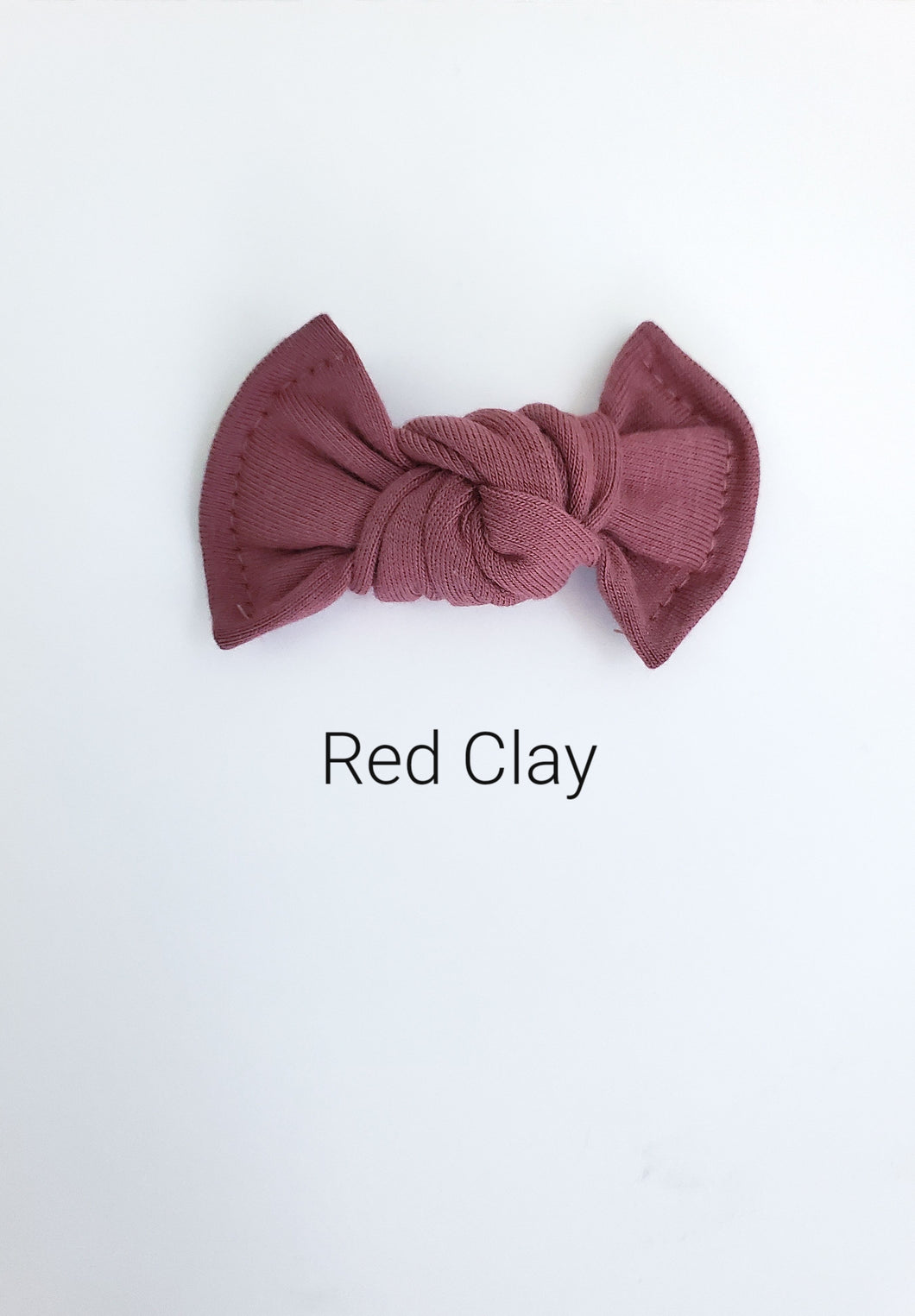 Red Clay | mini bow