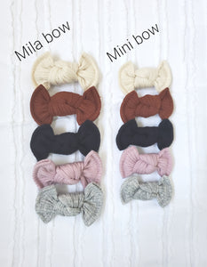 Grey Mist | Mila Bow
