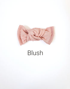 Blush | mini bow