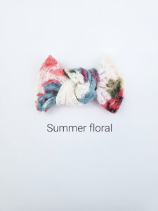 Summer Floral | mini bow