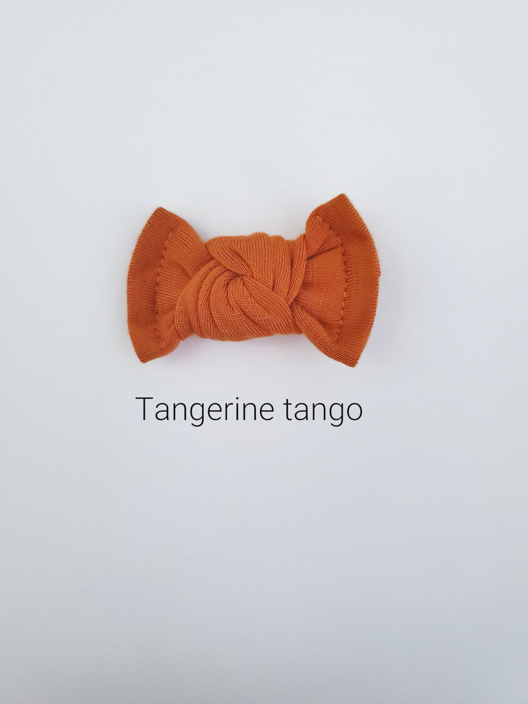 Tangerine Tango | mini bow