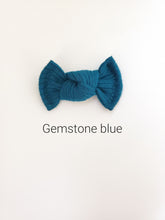 Load image into Gallery viewer, Gemstone Blue | mini bow
