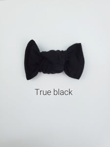 True Black | mini bow
